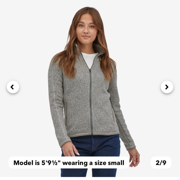 Women's Better Sweater Fleece Jacket Birch White - Picture 2 of 3